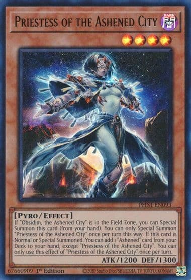 Priestess of the Ashened City Phantom Nightmare Yu-Gi-Oh! card
