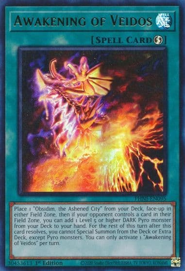 Awakening of Veidos Phantom Nightmare Yu-Gi-Oh! card