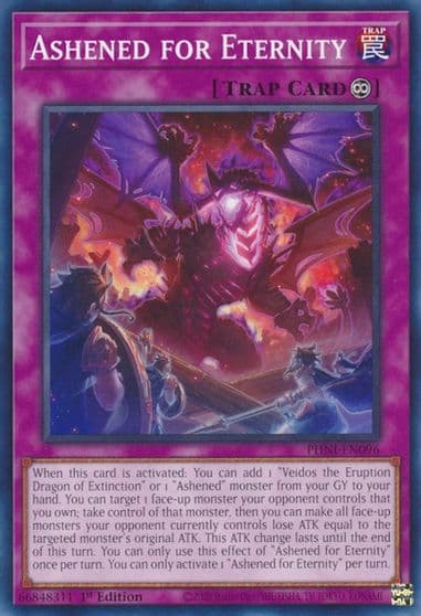 Ashened for Eternity Phantom Nightmare Yu-Gi-Oh! card