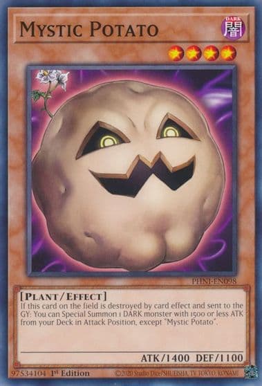 Mystic Potato Phantom Nightmare Yu-Gi-Oh! card