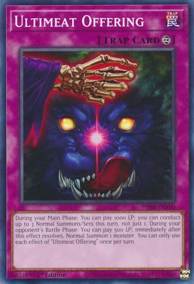 Ultimeat Offering Phantom Nightmare Yu-Gi-Oh! card