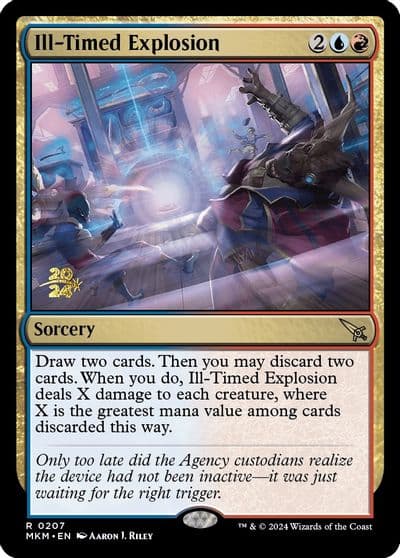Ill Timed Explosion Prerelease Cards Magic card
