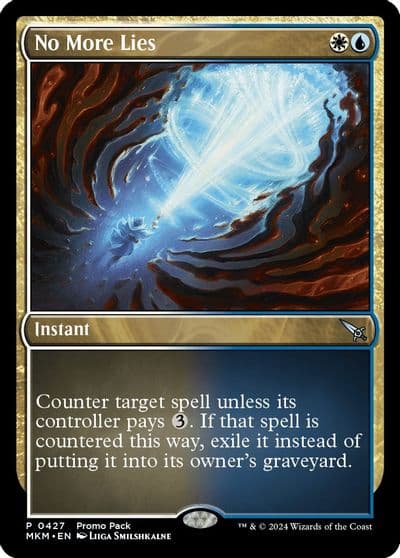 No More Lies Promo Pack: Murders at Karlov Manor Magic card