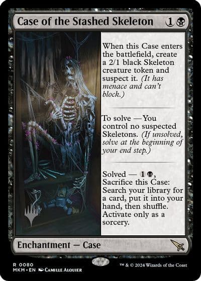 Case of the Stashed Skeleton Promo Pack: Murders at Karlov Manor Magic card