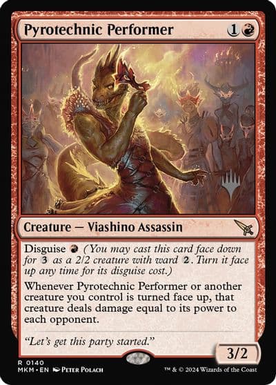 Pyrotechnic Performer Promo Pack: Murders at Karlov Manor Magic card