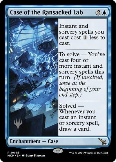 Case of the Ransacked Lab Promo Pack: Murders at Karlov Manor Magic card