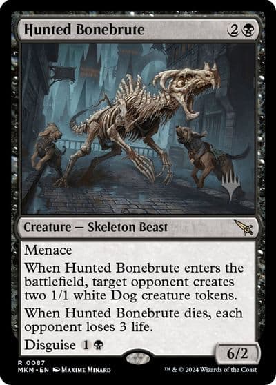 Hunted Bonebrute Promo Pack: Murders at Karlov Manor Magic card