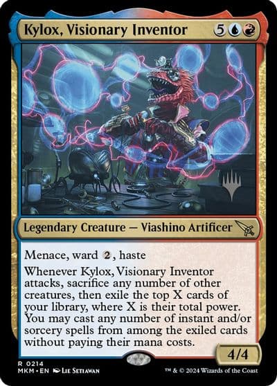 Kylox Visionary Inventor Promo Pack: Murders at Karlov Manor Magic card