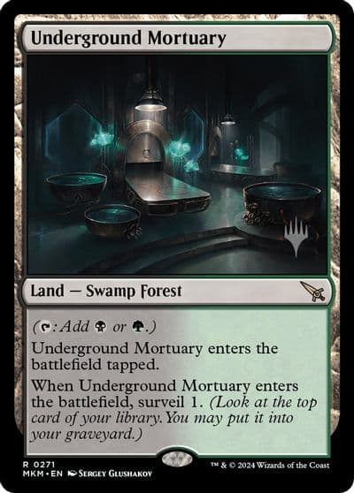Underground Mortuary Promo Pack: Murders at Karlov Manor Magic card