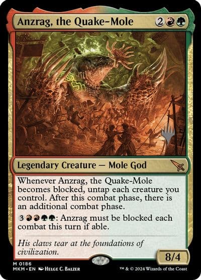 Anzrag the Quake Mole Promo Pack: Murders at Karlov Manor Magic card