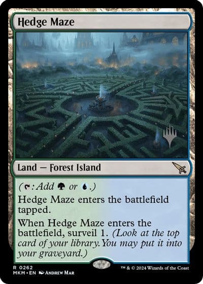 Hedge Maze Promo Pack: Murders at Karlov Manor Magic card