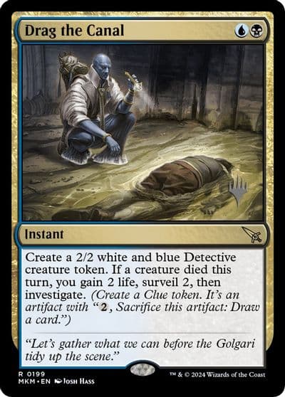 Drag the Canal Promo Pack: Murders at Karlov Manor Magic card