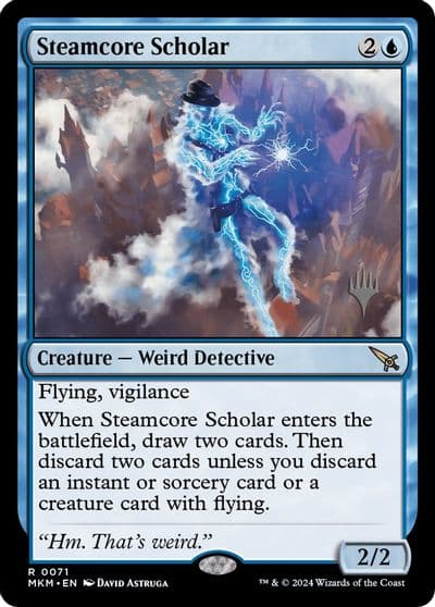 Steamcore Scholar Promo Pack: Murders at Karlov Manor Magic card