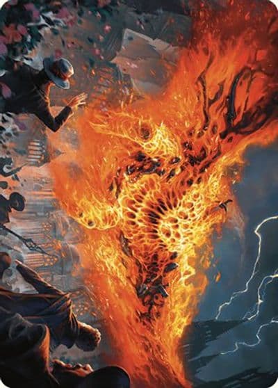 Havoc Eater Art Card Art Series: Murders at Karlov Manor Magic card