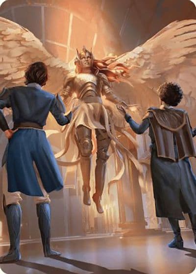 Demand Answers Art Card Art Series: Murders at Karlov Manor Magic card