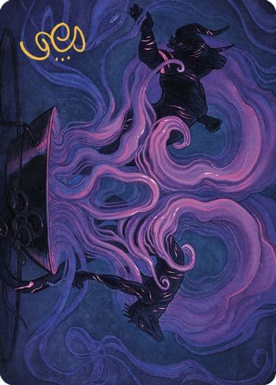 Macabre Reconstruction Art Card Gold Stamped Signature Art Series: Murders at Karlov Manor Magic card