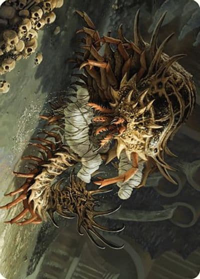 Rot Farm Mortipede Art Card Art Series: Murders at Karlov Manor Magic card