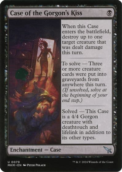 Case of the Gorgons Kiss b Murders at Karlov Manor Magic card