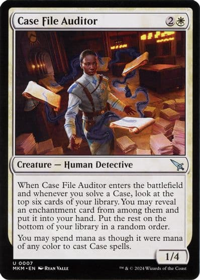 Case File Auditor b Murders at Karlov Manor Magic card