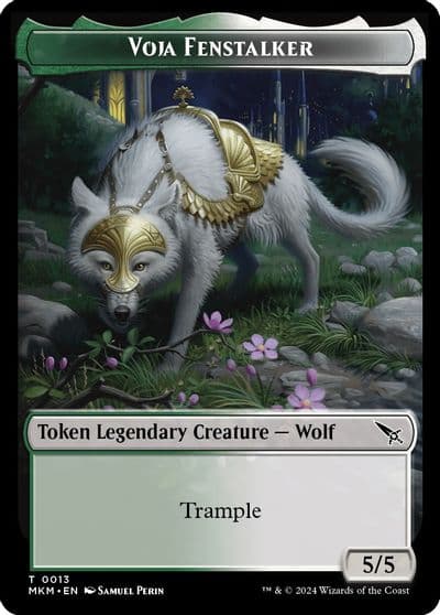 Voja Fenstalker Token Murders at Karlov Manor Magic card