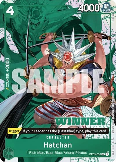 Hatchan Winner Pack Vol 6 One Piece Promotion Cards One Piece card