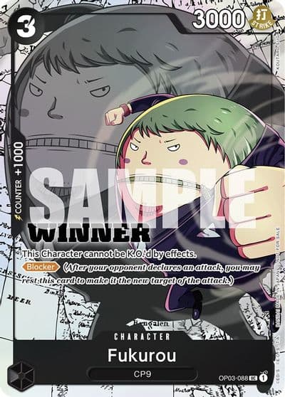 Fukurou Winner Pack Vol 6 One Piece Promotion Cards One Piece card
