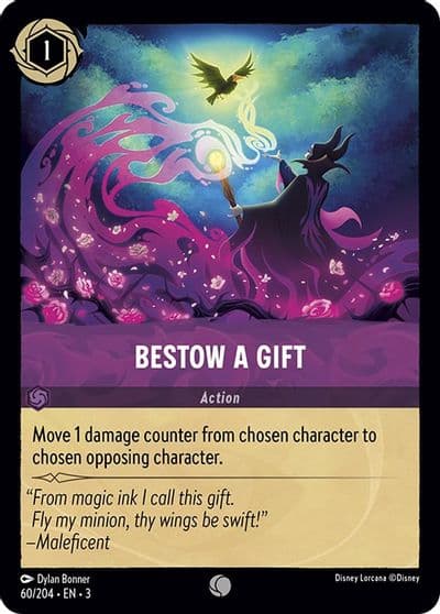 Bestow a Gift Into the Inklands Lorcana card