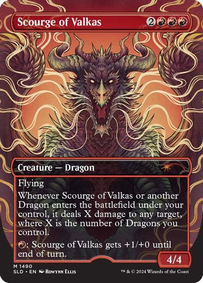 Scourge of Valkas Secret Lair Drop Series Magic card