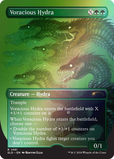 Voracious Hydra Rainbow Foil Secret Lair Drop Series Magic card