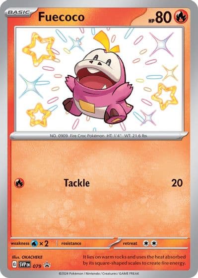 Fuecoco - 079 SV: Scarlet & Violet Promo Cards Pokemon card