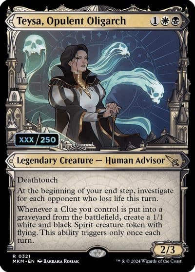Teysa Opulent Oligarch Serial Numbered Murders at Karlov Manor Magic card