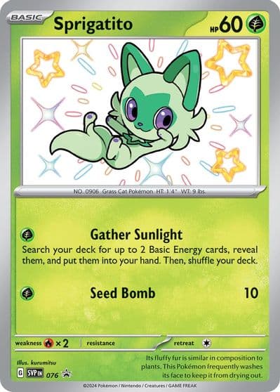 Sprigatito - 076 SV: Scarlet & Violet Promo Cards Pokemon card