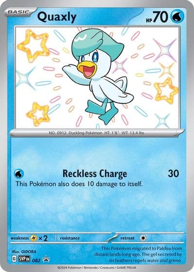 Quaxly - 082 SV: Scarlet & Violet Promo Cards Pokemon card