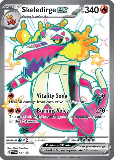 Skeledirge ex - 081 SV: Scarlet & Violet Promo Cards Pokemon card