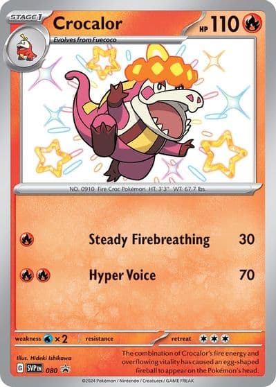 Crocalor - 080 SV: Scarlet & Violet Promo Cards Pokemon card