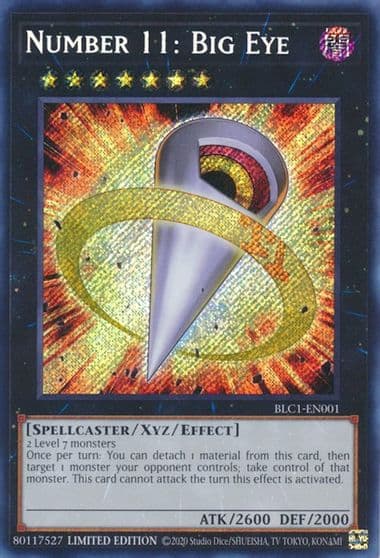 Number 11 Big Eye Battles of Legend: Chapter 1 Yu-Gi-Oh! card