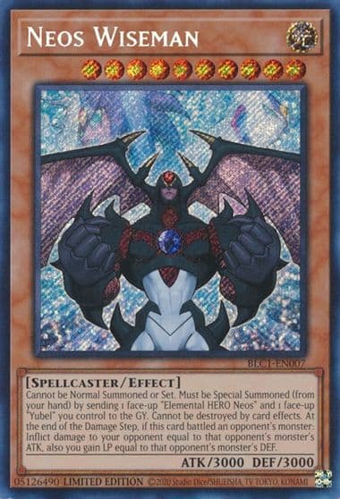 Neos Wiseman Battles of Legend: Chapter 1 Yu-Gi-Oh! card