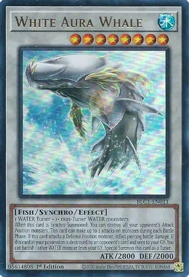 White Aura Whale Battles of Legend: Chapter 1 Yu-Gi-Oh! card