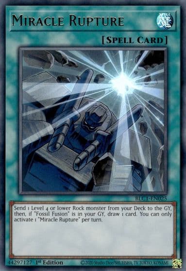 Miracle Rupture Battles of Legend: Chapter 1 Yu-Gi-Oh! card