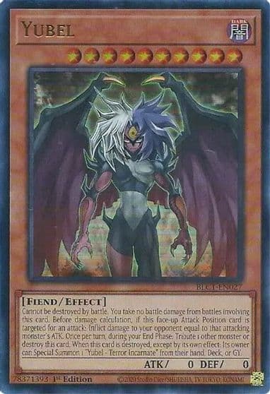 Yubel Battles of Legend: Chapter 1 Yu-Gi-Oh! card