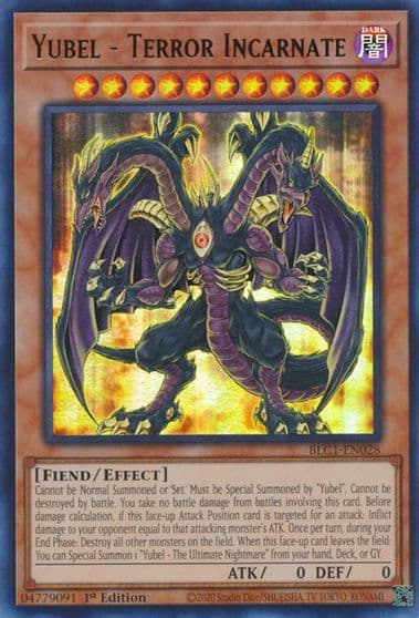 Yubel Terror Incarnate Battles of Legend: Chapter 1 Yu-Gi-Oh! card