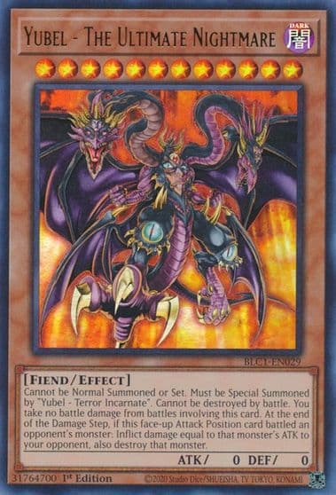 Yubel The Ultimate Nightmare Battles of Legend: Chapter 1 Yu-Gi-Oh! card