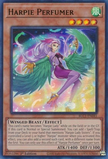 Harpie Perfumer Battles of Legend: Chapter 1 Yu-Gi-Oh! card