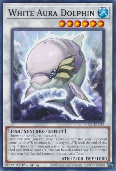 White Aura Dolphin Battles of Legend: Chapter 1 Yu-Gi-Oh! card