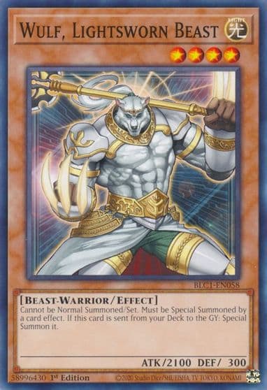 wulf lightsworn beast Battles of Legend: Chapter 1 Yu-Gi-Oh! card