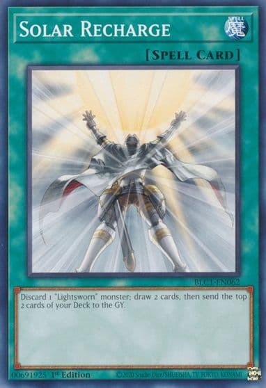 Solar Recharge Battles of Legend: Chapter 1 Yu-Gi-Oh! card