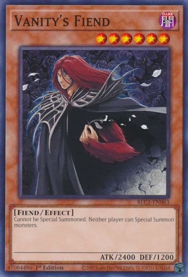 Vanitys Fiend Battles of Legend: Chapter 1 Yu-Gi-Oh! card