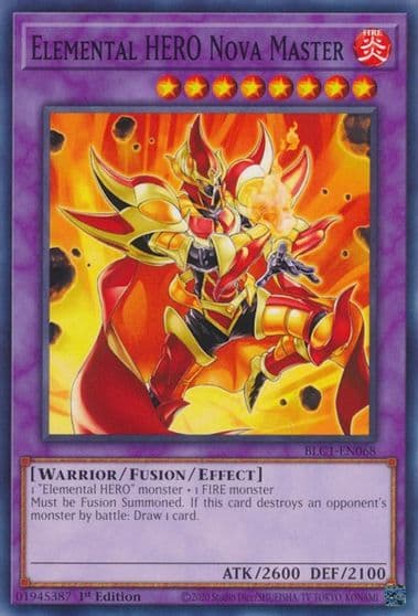 elemental hero nova master Battles of Legend: Chapter 1 Yu-Gi-Oh! card