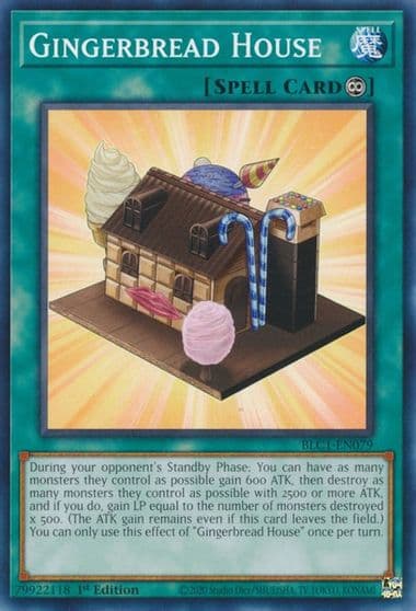 gingerbread house Battles of Legend: Chapter 1 Yu-Gi-Oh! card