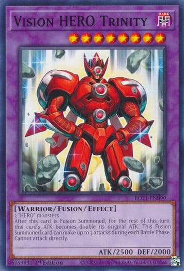 Vision HERO Trinity Battles of Legend: Chapter 1 Yu-Gi-Oh! card